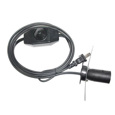 NEMA 1-15P bis E14 Steckdose-Adapterkabel mit Dimmer, Stromanschlussumrichter für Glühlampenhalter SPT-2 18AWG
