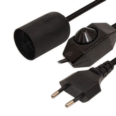 Einstellbares, dimmbares EU-Stecker-E27-Glühlampenkabel mit Deckenlampe für Innenbeleuchtung 220-240 V Hitzebeständig