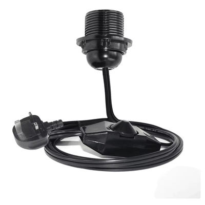 E26 UK Steckdose Dämpfbares Glühlampenadapterkabel für Tischlampen Deckenleuchte, Messingkontakt, 5A 250V