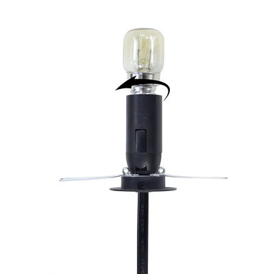 UK Stecker E14 Glühbirnenhalter Adapterkabel mit verstellbarem Dimmer-Schalter & CE-Zertifizierung - BS1363 Standard Sicherheitsbeleuchtung Zubehör