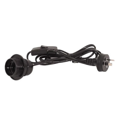 Wasserdichtes E26 Lampenhalter Stromkabel AU Stecker mit 303 Schalter für Innen-/Außenbeleuchtung 250V 10A