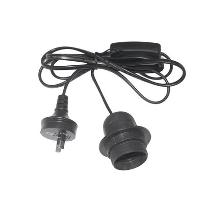 Wasserdichtes E26 Lampenhalter Stromkabel AU Stecker mit 303 Schalter für Innen-/Außenbeleuchtung 250V 10A