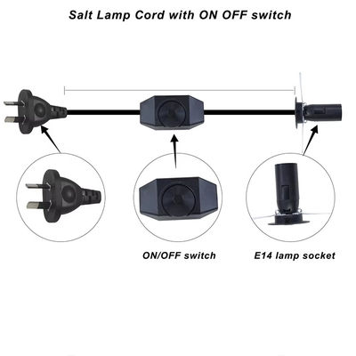 Einstellbarer rotierbarer E14-Glühlampenhalter mit AU-Stecker und Dimmer-Schalter für Heim-/Bürobeleuchtung, 110-250V IP20 (CE-Zertifiziert)