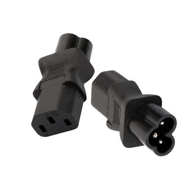 Hochstromuniversaler C13 bis C6 Stromadapter Stecker 3-Stick-Eingang für Rechenzentrum/Bürogeräte 100-240V 10A CE-zertifiziert