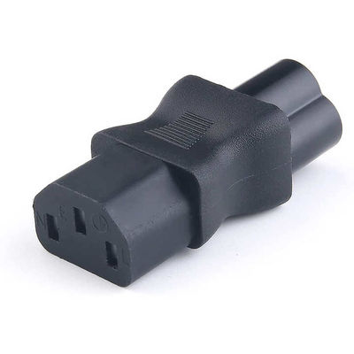 Hochstromuniversaler C13 bis C6 Stromadapter Stecker 3-Stick-Eingang für Rechenzentrum/Bürogeräte 100-240V 10A CE-zertifiziert