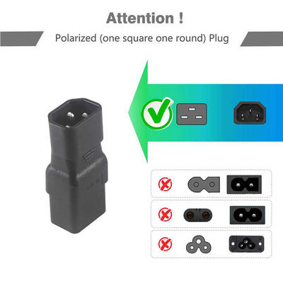 Industrieller C19-auf-C20-Netzstecker-Adapter 16A 250V CE-zertifiziert