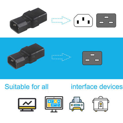 Industrieller C19-auf-C20-Netzstecker-Adapter 16A 250V CE-zertifiziert