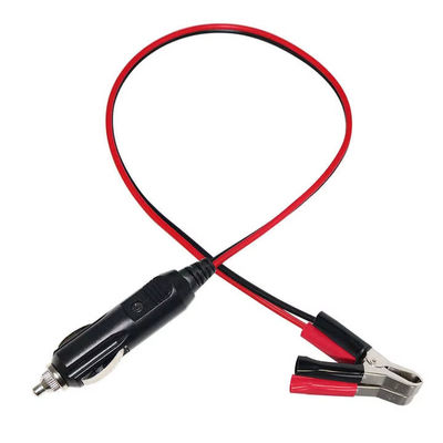 12V/24V Zigaretteneinstellung zu Akku-Clips Adapterkabel für die Notstromversorgung des Autos Sonnenladegerät 16AWG