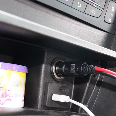 12V-Schwerlast-Männlich-Männlich-Auto-Ladekabel für die Fahrzeugstromversorgung 16AWG Schnellladung und Überlastschutz (schwarz)