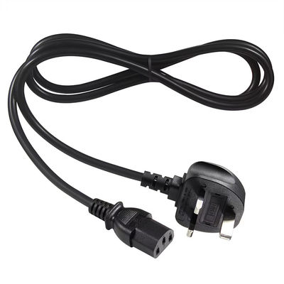 Großbritannien bis C13 Stromkabel 1.2M 250V 13A 16AWG Schwerlastkabel für Server/Medizintechnik/Rechenzentrum PDU (CE/BS1363/RoHS)