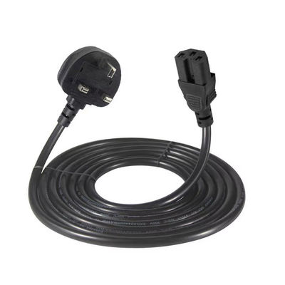 UK Standard C15 Stromkabel Schwerlastkessel Blei 3-Pin Stecker an IEC C15 Kabel für Wasserkessel Kaffeemaschine mit Optionen