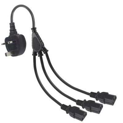 UK Plug to Multi C13 Power Cord 1.8M 250V 13A 16AWG PDU Kabel für Server-Rack/UPS/Rechenzentrum (BS1363/IEC 60320/RoHS)