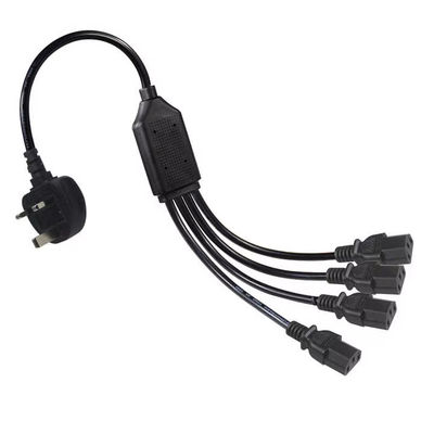UK Plug to Multi C13 Power Cord 1.8M 250V 13A 16AWG PDU Kabel für Server-Rack/UPS/Rechenzentrum (BS1363/IEC 60320/RoHS)