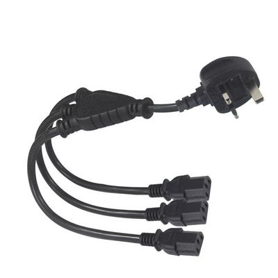 UK Plug to Multi C13 Power Cord 1.8M 250V 13A 16AWG PDU Kabel für Server-Rack/UPS/Rechenzentrum (BS1363/IEC 60320/RoHS)