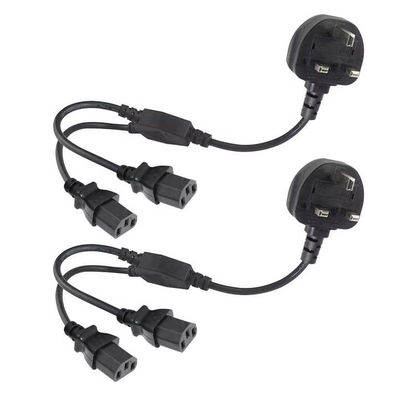 UK Plug to Multi C13 Power Cord 1.8M 250V 13A 16AWG PDU Kabel für Server-Rack/UPS/Rechenzentrum (BS1363/IEC 60320/RoHS)