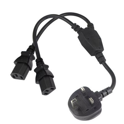 UK Plug to Multi C13 Power Cord 1.8M 250V 13A 16AWG PDU Kabel für Server-Rack/UPS/Rechenzentrum (BS1363/IEC 60320/RoHS)