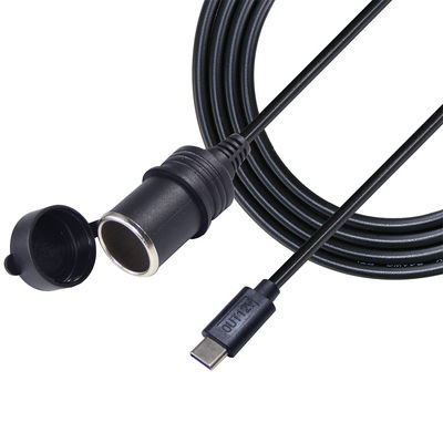12V 24V Dual-Input USB-C Auto-Ladegerät Adapter-Wandler für Fahrzeugladung mit QC3.0 Schnellladung & Sicherheitsschutz