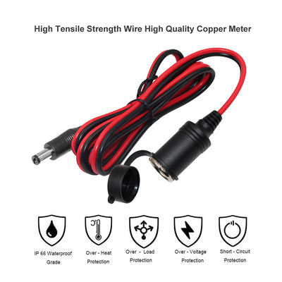 Cigarette Lighter Socket to DC Plug Power Cable for 12V 24V Stromversorgung