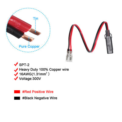 SAE-Ring-Terminal-Anschlusskabel für 12V-Ladebatterie, Solarpanel-Inverter und Fahrzeugnutzung