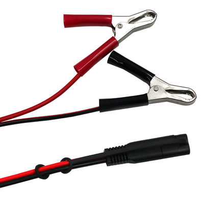 SAE zu Alligator Clip Stromkabel für 12V Batterieladung Solarpanel Inverter Automotive und DIY Verwendung