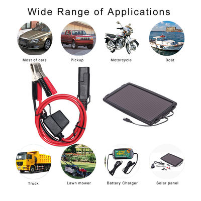 SAE zu Alligator Clip Stromkabel für 12V Batterieladung Solarpanel Inverter Automotive und DIY Verwendung