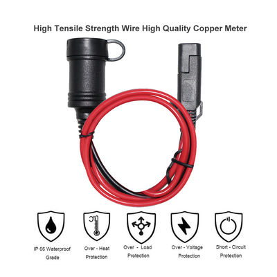 12V SAE-Kabel für Zigaretteneinzeiger-Adapter für Solarzellen