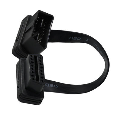 OBD-II Flat-Ribbon-Verlängerungskabel mit 16-Pin-Männlich-Weiblich-Anschluss für Fahrzeugdiagnostischen Scanner GPS-Tracker