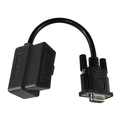 OBD-II-DB9-Diagnose-Adapterkabel mit 16-Pin-Männlich-zu-9-Pin-Serienanschluss für Fahrzeug-Scan-Tool-Schnittstelle