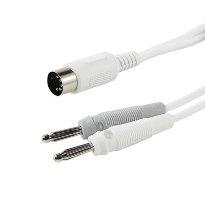 5-Pin 180° DIN Weibliche bis Doppel-Bananen-Steckkabel für Audio-Tests oder Stromversorgungsgeräte
