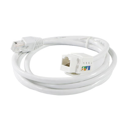 Werkzeugfreier Cat6 RJ45 Keystone Inline Coupler weiblich auf weiblich für Ethernet-Patch-Panels oder Wandplatten 8P8C LAN-Netzwerkadapter