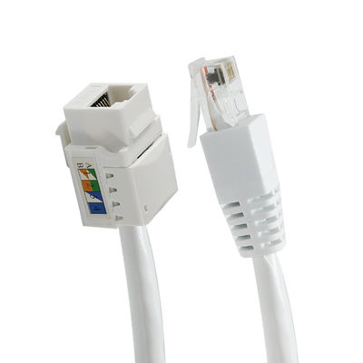 Werkzeugfreier Cat6 RJ45 Keystone Inline Coupler weiblich auf weiblich für Ethernet-Patch-Panels oder Wandplatten 8P8C LAN-Netzwerkadapter