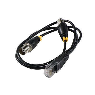RJ45/RJ48 Männlich-zu-Doppel-BNC-Weiblich-Adapterkabel für T1/E1 Schnittstellen-Signalübertragung Koaxieumwandler SplitterA