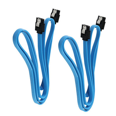 Gerade/Rechteck SATA 3.0 Datenkabel mit Verriegelungsschloss für HDD/SSD/ODD Verbindung 6 Gbps, 3ft/5ft/6ft