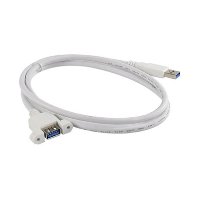 USB 3.0 Ein männliches zu weibliches Verlängerungskabel mit Schraublöchern für die Datenübertragung und Geräteerweiterung 3ft/4ft/5ft