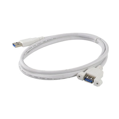 USB 3.0 Ein männliches zu weibliches Verlängerungskabel mit Schraublöchern für die Datenübertragung und Geräteerweiterung 3ft/4ft/5ft