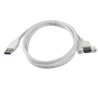 USB 3.0 Ein männliches zu weibliches Verlängerungskabel mit Schraublöchern für die Datenübertragung und Geräteerweiterung 3ft/4ft/5ft