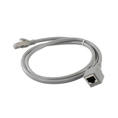 RJ45 Ethernet-Verlängerungskabel von Mann zu Frau mit Panel Mount für LAN-Netzwerk-Router-Switch Cat5e/Cat6, 4FT/5FT/6FT