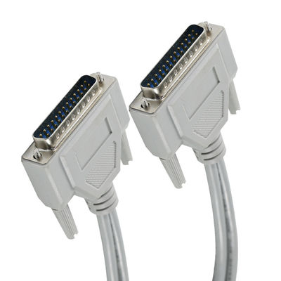 DB-25 Männlich-Männlich-Serienkabel für RS-232/Paralleldruckerverbindung - 1ft/2ft/5ft, PVC weiß