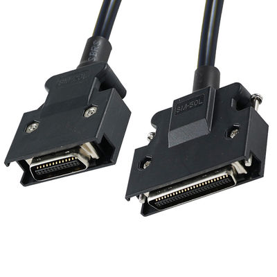 DB - 25 Männlich-zu-DB - 50 Männlich-Kabel 1,2 Fuß abgeschirmt für industrielle Ausrüstung/Testsysteme (25 - 50 Pin-Umwandlung)