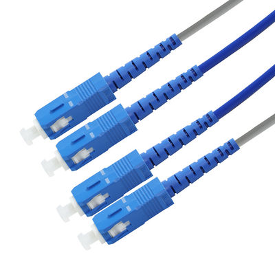 SC bis SC Glasfaser-Patchkabel Einzelmodus Multimode für FTTH-Datencenter