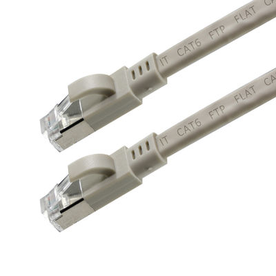 CAT6 Flaches FTP geschirmtes Ethernet-Kabel mit Knickschutztülle