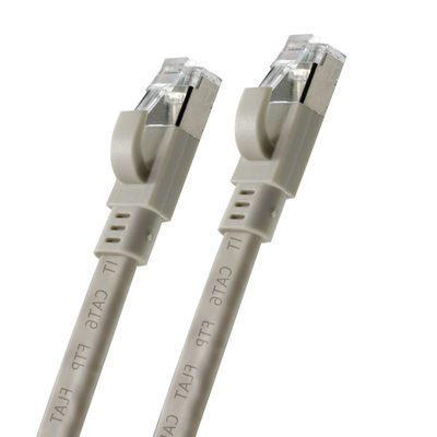 CAT6 Flaches FTP geschirmtes Ethernet-Kabel mit Knickschutztülle