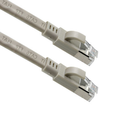 CAT6 Flaches FTP geschirmtes Ethernet-Kabel mit Knickschutztülle