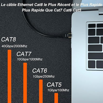 CAT6 Flaches FTP Geschirmtes Ethernet Kabel RJ45 Patchkabel
