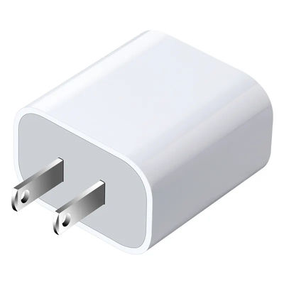 US 2-Pin 30W Dual-Port-Wall-Ladegerät   USB-C & USB-A Ausgang Schnellladegerät für Telefon, Tablet, Kamera
