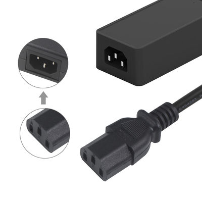 QIUCABLE Monitor Stromkabel Ersatz 12ft - PC Computer Stromversorgungskabel, NEMA 5-15P bis IEC C13 Steckverbinder SJT 18AWG (B09N3K9VJT)