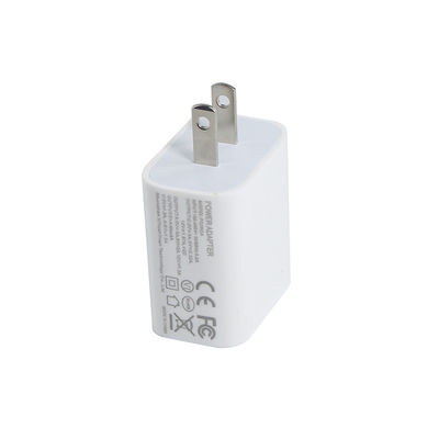 US 2-Pin 20W Dual-Port USB-Wandladegerät – Typ-C & USB-A Schnelllade-Netzteil für Telefon, Tablet, Kamera