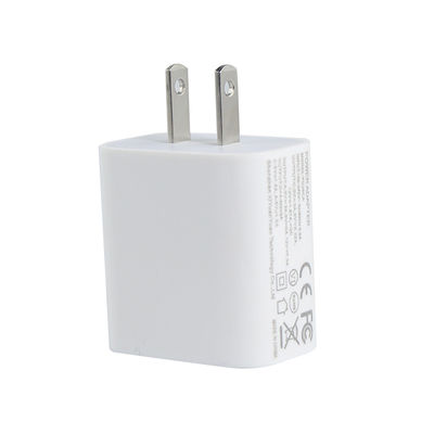 US 2-Pin 20W Dual-Port USB-Wandladegerät – Typ-C & USB-A Schnelllade-Netzteil für Telefon, Tablet, Kamera