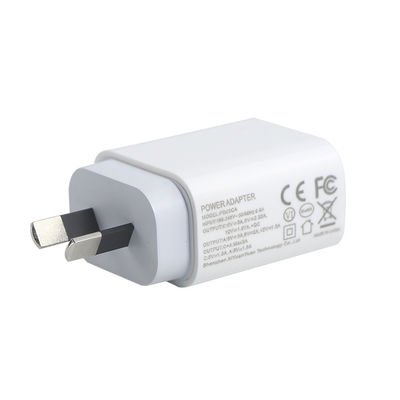 AU 2-Pin 20W Dual-Port Wandladegerät – USB-C & USB-A Schnelllade-Netzteil für Telefon, Tablet, Kamera, Reise
