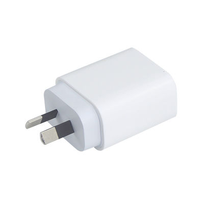 AU 2-Pin 20W Dual-Port Wandladegerät – USB-C & USB-A Schnelllade-Netzteil für Telefon, Tablet, Kamera, Reise